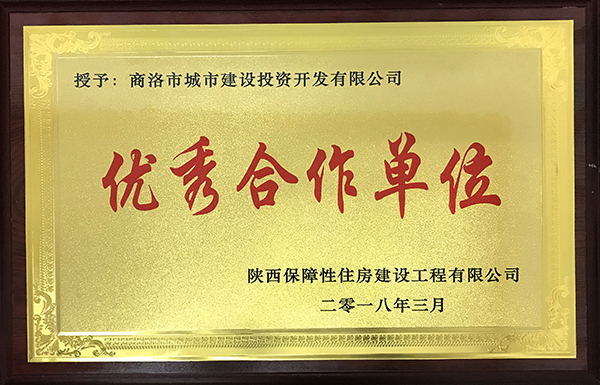  市城投公司榮獲棚改“優(yōu)秀合作單位”受到省保障房公司表彰